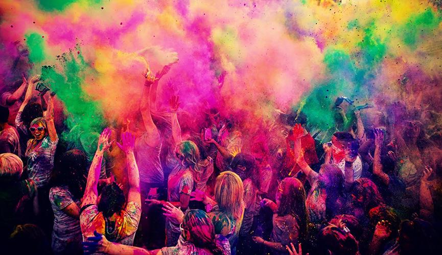 How to make organic and non-toxic Holi Colors - Lost in Colours