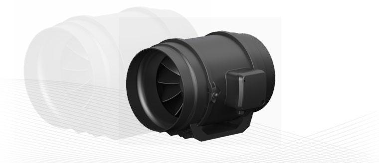Black Gold Series Mixed Flow Duct Fan