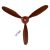 SUPER X1 DECO / TREEZE CEILING FAN (DARK TEAK)